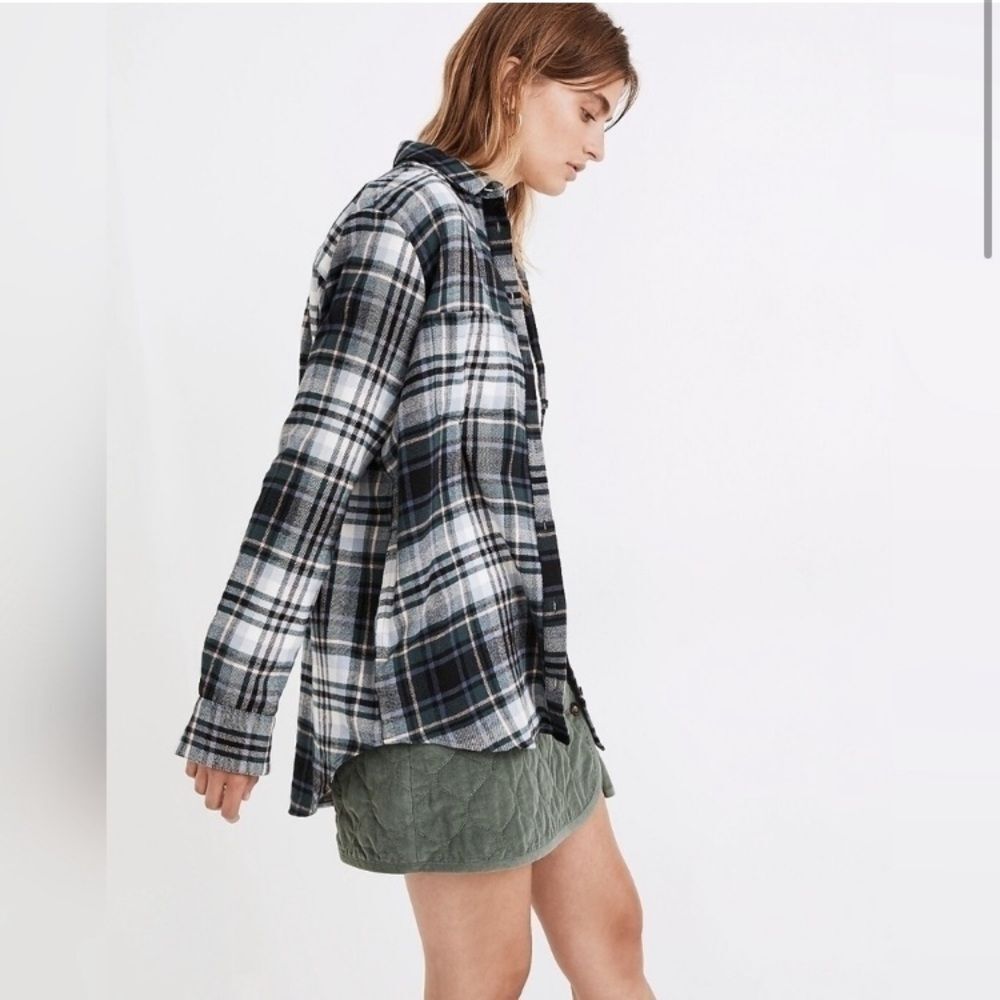 Madewell Flannel‎ Sunday Shirt in Cronston Plaid XS